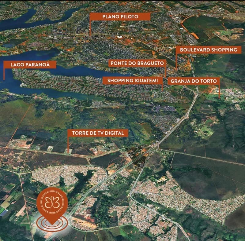 Vista aérea de Sobradinho